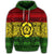 Hawaiian Turtle Polyensian Tribal Hoodie Reggae - Polynesian Pride