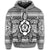 Hawaiian Turtle Polyensian Tribal Hoodie White - Polynesian Pride