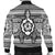 Hawaiian Turtle Polynesian Tribal Bomber Jacket White AH - Polynesian Pride