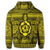 Hawaiian Turtle Polyensian Tribal Hoodie Yellow - Polynesian Pride