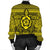 Hawaiian Turtle Polynesian Tribal Bomber Jacket Yellow AH - Polynesian Pride