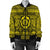 Hawaiian Turtle Polynesian Tribal Bomber Jacket Yellow AH - Polynesian Pride