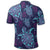 Hawaiian Turtle Polynesian Neon Polo Shirt - Polynesian Pride