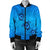 Hawaiian Turtle Swim In The OCean With Hibiscus Polynesian Bomber Jacket - AH - Polynesian Pride