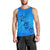 Hawaiian Turtle Swim In The OCean With Hibiscus Polynesian Tank Top - AH Black - Polynesian Pride