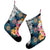 Hawaiian Turtle Swimming Wave Plumeria Hibiscus Polynesian Christmas Stocking - Garden Style - AH - Polynesian Pride