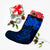 Hawaiian Turtles Hibiscus Plumeria Polynesian Christmas Stocking - Blue - AH - Polynesian Pride