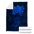 Hawaiian Turtles Hibiscus Plumeria Polynesian Premium Blankets - Blue - AH - Polynesian Pride