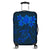 Hawaiian Turtles Hibiscus Plumeria Polynesian Luggage Covers - Blue - AH Black - Polynesian Pride