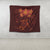 Hawaiian Turtles Hibiscus Plumeria Polynesian Tapestry - Red - AH - Polynesian Pride