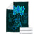 Hawaiian Turtles Hibiscus Plumeria Polynesian Premium Blankets - Turquoise - AH - Polynesian Pride