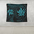 Hawaiian Two Turtle Polynesian Tapestry Blue AH - Polynesian Pride