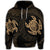 Hawaiian Two Turtle Polynesian Hoodie Gold - Polynesian Pride