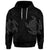 Custom Hawaiian Two Turtle Polynesian Hoodie Gray - Polynesian Pride