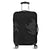 Hawaiian Two Turtle Polynesian Luggage Covers Gray AH Black - Polynesian Pride