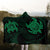 Hawaiian Two Turtle Polynesian Hooded Blanket Green AH - Polynesian Pride