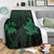 Hawaiian Two Turtle Polynesian Premium Blankets Green AH - Polynesian Pride