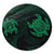 Hawaiian Two Turtle Polynesian Round Carpet Green AH Round Carpet Luxurious Plush - Polynesian Pride