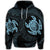 Hawaiian Two Turtle Polynesian Hoodie Pastel Blue - Polynesian Pride