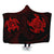 Hawaiian Two Turtle Polynesian Hooded Blanket Red AH Hooded Blanket White - Polynesian Pride