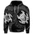 Custom Hawaiian Two Turtle Polynesian Hoodie White - Polynesian Pride