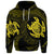 Custom Hawaiian Two Turtle Polynesian Hoodie Yellow - Polynesian Pride