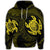 Hawaiian Two Turtle Polynesian Hoodie Yellow - Polynesian Pride