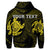 Custom Hawaiian Two Turtle Polynesian Hoodie Yellow - Polynesian Pride