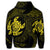 Hawaiian Two Turtle Polynesian Hoodie Yellow - Polynesian Pride