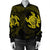 Hawaiian Two Turtle Polynesian Bomber Jacket Yellow AH - Polynesian Pride