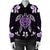 Hawaiian Violet Turtle Plumeria Bomber Jacket AH - Polynesian Pride