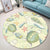 Hawaiian World Animals In Sea Round Carpet - AH - Polynesian Pride