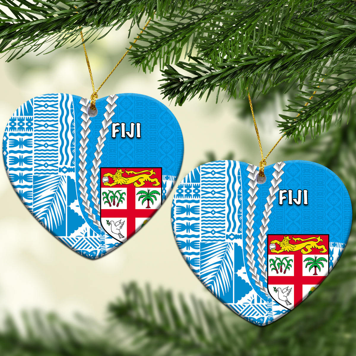 Fiji Christmas Ornament No.2 - LT6 - Polynesian Pride