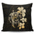 Hibiscus Plumeria Mix Polynesian Turtle Pillow Covers - AH Pillow Covers Black - Polynesian Pride