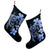 Hibiscus Plumeria Mix Polynesian Turtle Christmas Stocking Blue - AH - Polynesian Pride