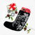 Hibiscus Plumeria Mix Polynesian Turtle Christmas Stocking Gray - AH - Polynesian Pride