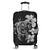 Hibiscus Plumeria Mix Polynesian Turtle Luggage Covers Gray - AH Black - Polynesian Pride