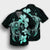 Hibiscus Plumeria Mix Polynesian Turtle Hawaiian Shirt Turquoise - AH - Polynesian Pride