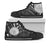 Palau High Top Shoes - Cross Style Unisex Black - Polynesian Pride