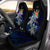 Fiji Polynesian Car Seat Covers - Blue Turtle Couple Universal Fit Blue - Polynesian Pride