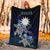 New Caledonia Polynesian Premium Blanket - Blue Turtle Couple - Polynesian Pride