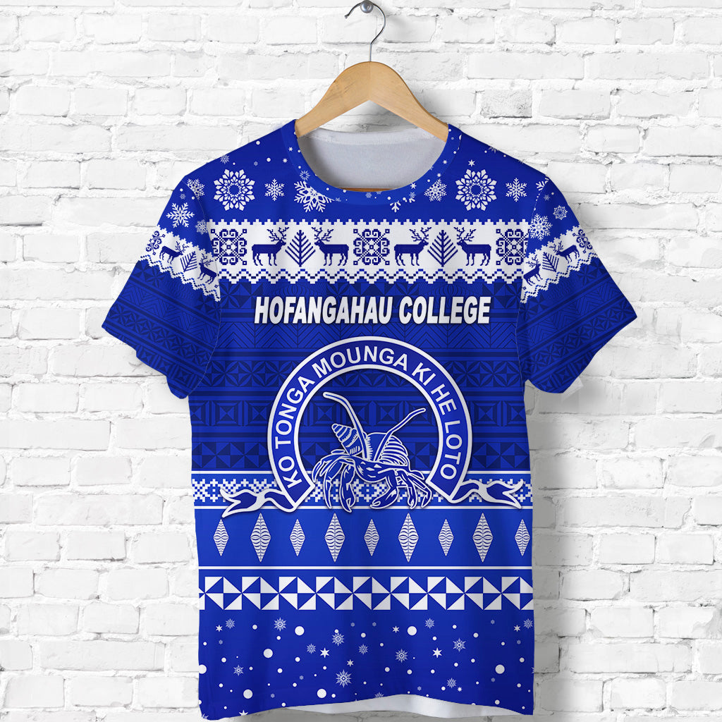 Hofangahau College Christmas T Shirt Simple Style LT8 - Polynesian Pride