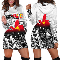 Papua New Guinea Patterns Hoodie Dress LT6 - Polynesian Pride