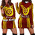 (Custom Personalised) Tonga High School Hoodie Dress Yellow Style LT6 - Polynesian Pride