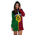 Vanuatu Hoodie Dress Polynesian Patterns Mix Flag LT6 - Polynesian Pride