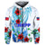 Special Samoa HRPP Party Hoodie Tribal Samoan Hibiscus Design LT9 Zip Hoodie Blue - Polynesian Pride