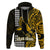 Hawaii Nanakuli High School Hoodie Tribal Kakau LT9 Zip Hoodie Yellow - Polynesian Pride