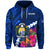 Nauru Coat of Arms Hoodie Polynesian Tropical LT9 Zip Hoodie Blue - Polynesian Pride