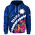 Nauru Independence Day Hoodie Polynesian Tropical LT9 Zip Hoodie Blue - Polynesian Pride