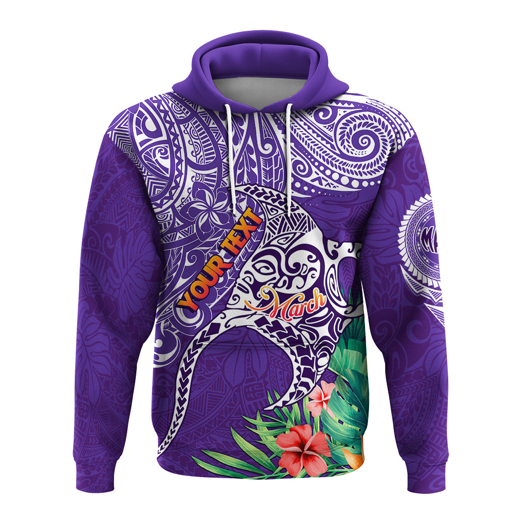 Custom Polynesian Birthday Hoodie Legends Are Born In March LT7 Unisex Purple - Polynesian Pride